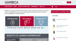 Desktop Screenshot of gambica.org.uk